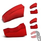 Schonbacken für Knipex Cobra 250 Sanitär - Armaturenzange mit Schonbacken für 87 XX 250 (Modelle ab 2007), TPU-Material Gummibacken für Rohrzange Wasserpumpenzange Siphonzange, 87 09 250 V01 (3 Paar)