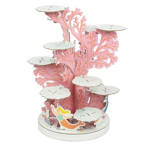 Table Tables Mermaid Themed Reusable Cake Stand: Under The Sea
