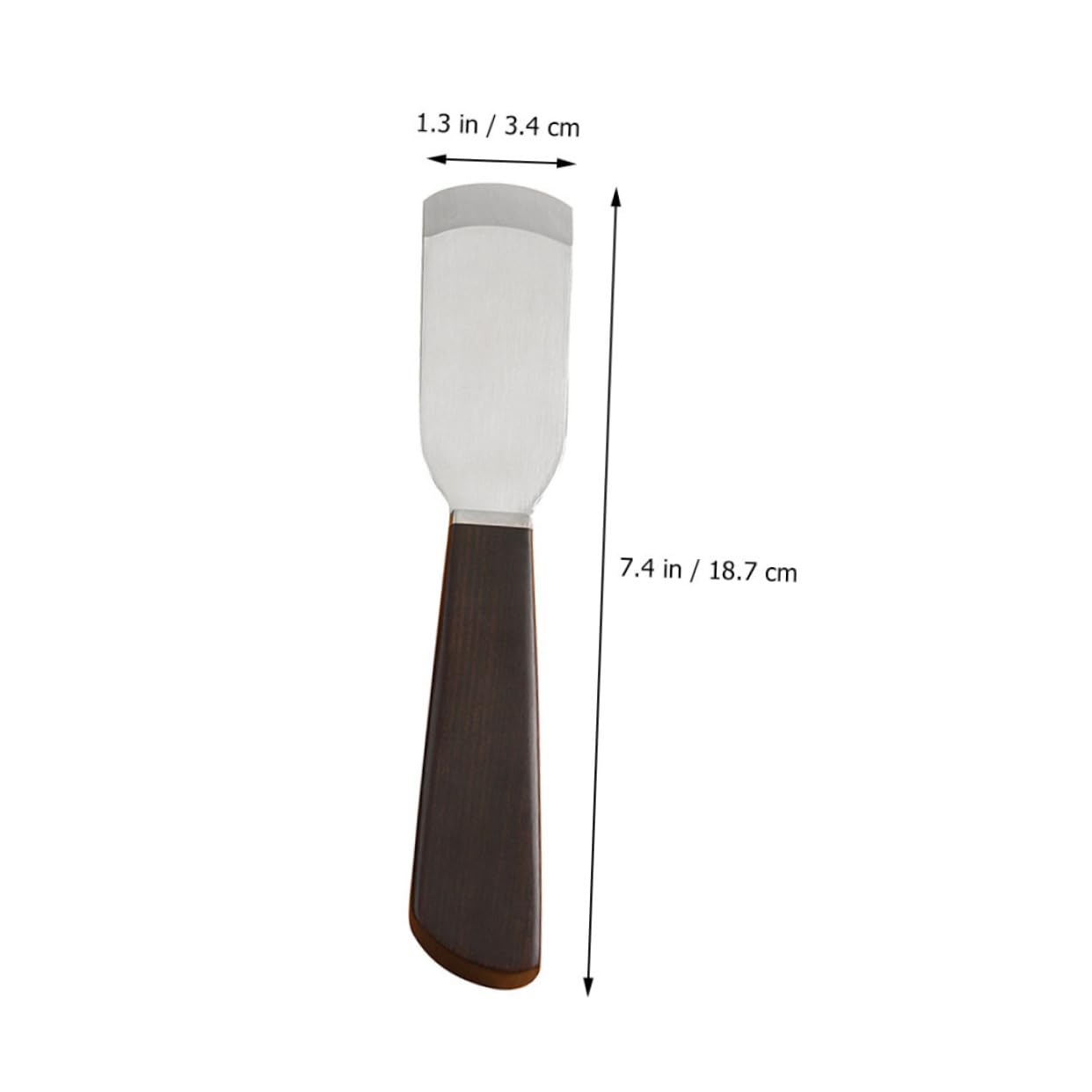 DOITOOL Cuchillo de Biselar Cuero Negro para Desbastar, Acero, Manual