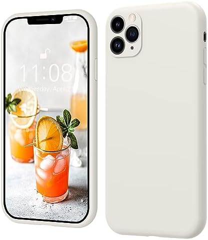 ElestBela Etui silikonowe do iPhone 11 Pro Max, etui Hany, ultra cienkie, z mikrofibry, odporne na zarysowania, etui ochronne do iPhone 11 Pro Max 6,7", szare