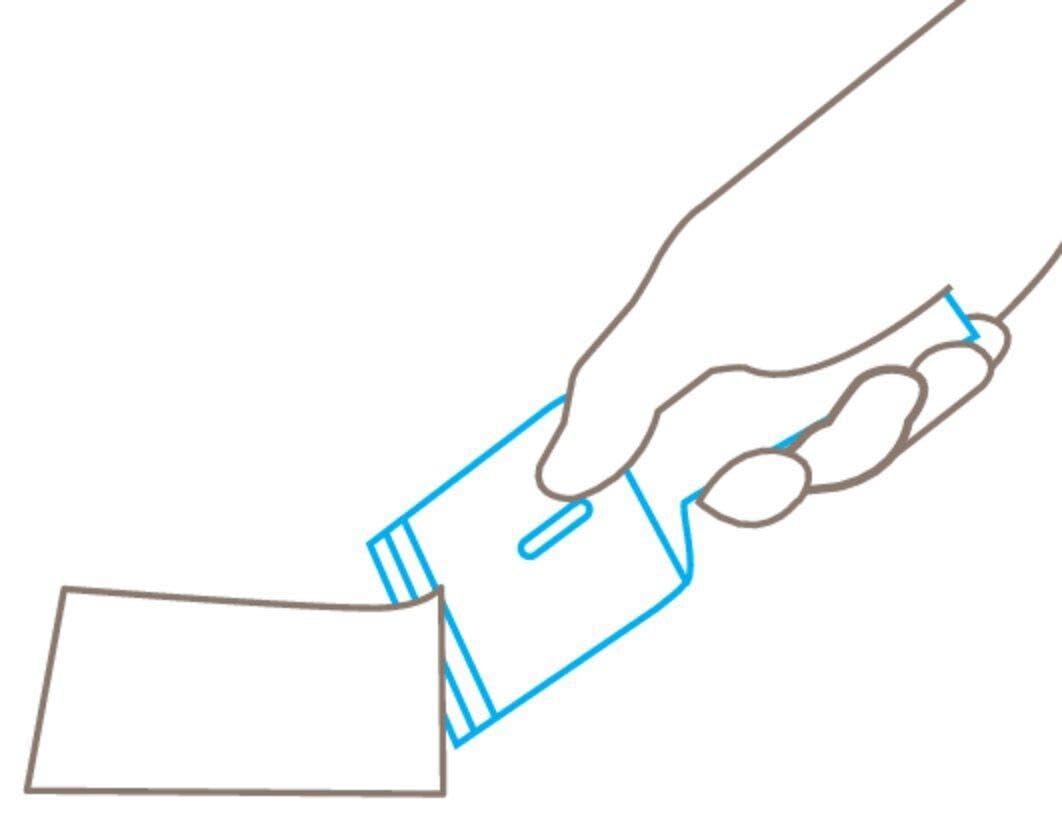 MARTOR Raschietto, SCRAPEX ARGENTAX, Raschietto per etichette, Stretto, Per mancini e destrorsi, Raschietto per vetro, Adesivo, Plastica, Lama intercambiabile, Ergonomico