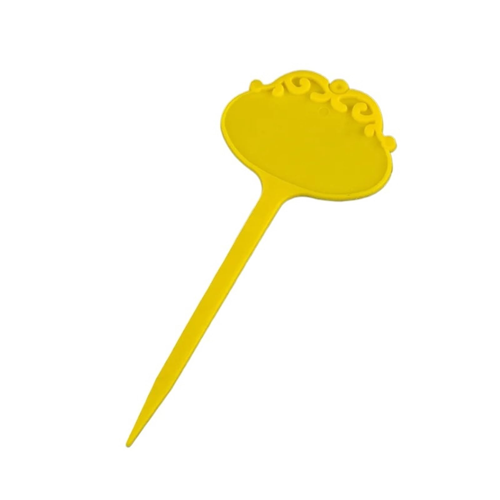 Étiquettes en plastique pour plantes Étiquettes for Plantes en Forme de Fleur Plastique Multicolore 6,5x16cm 20/50/100 PCS(Yellow,100PCS-16X6.5X5CM)