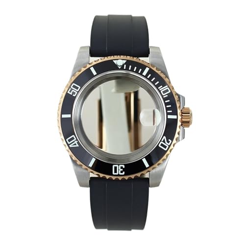 1pc 20ATM �_�C�u 40 �~�����[�g�����v�P�[�X���o�[�u���X���b�g NH34 NH35 NH36 NH38 4R36 Miyota8215 ETA2824 �^���T�t�@�C�A 120Clicks(Black bezel 1,Miyota 8215)