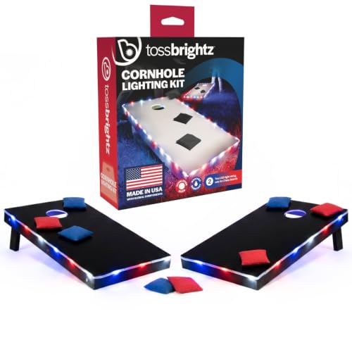 Image of TossBrightz LED Cornhole Lights (Set of Two) - Weather Resistant Kit
