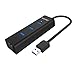Produktbild USB 3.0 Ethernet Hub, TECKNET 3 Ports USB Hub mit RJ45 Gigabit Ethernet LAN Netzwerkadapter für Mac Chromebook Windows Laptops Ultrabooks PC und weitere Geräte