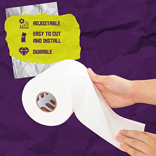 ATack Fiberglass Waterproofing Anti-Fracture Membrane Fabric Sheet, 6 Inches x 75 Feet, Water Barrier Mesh Tape for Shower Walls and Tiles - Image 4