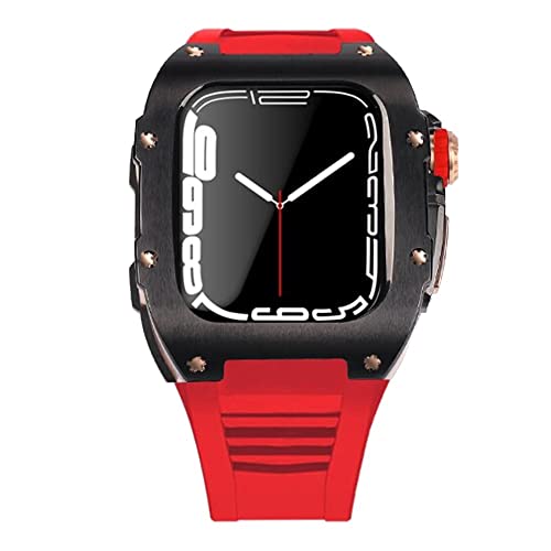 Boîtier en alliage de titane pour Apple Watch 7 45mm : l'élégance ultime signée SCHIK