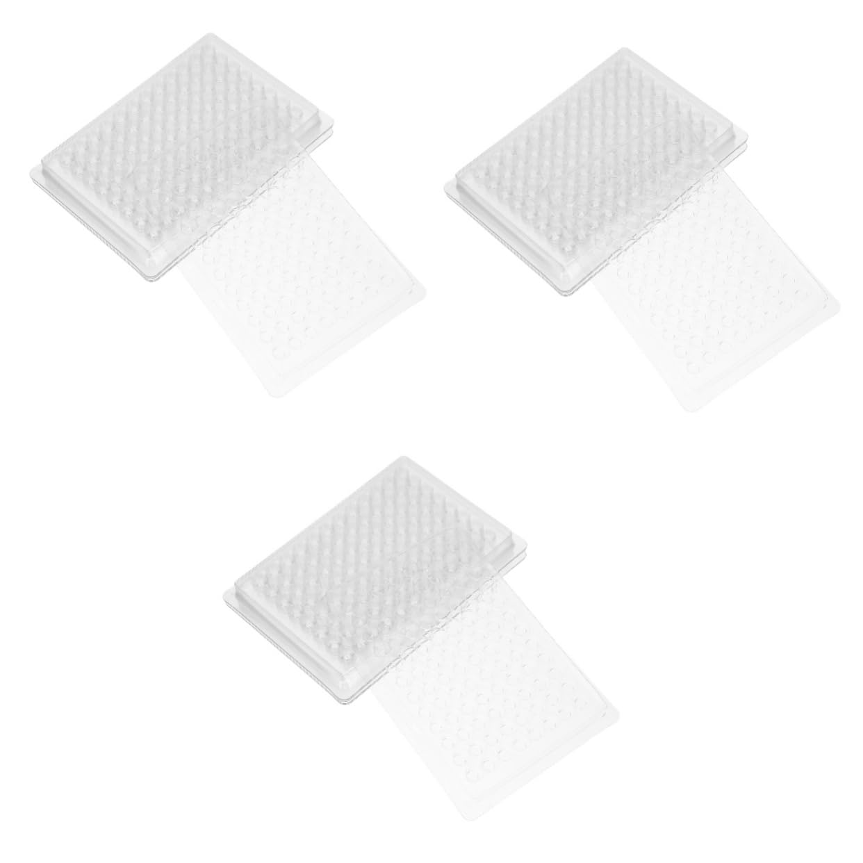 MAGICLULU 3 Series Placa De Cultivo De Laboratorio Placa De Cultivo Celular Para Laboratorio Placa De Cultivo De Tejidos Para Laboratorio De Polivinilo Transparente 100 Piezas*3