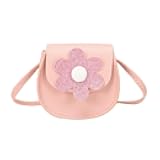MOSSTYUS Little Crossbody Bag Purse Mini Single-Shoulder Bag Handbag Coin Purse for Women Girls Toddler,Pink Flower Purse