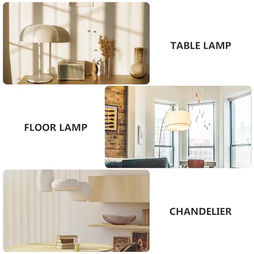 Image of Pendant Light Shade Glass Replacement Lampshade 7.87 X 7.87 X 3.34 in Hanging Lamp Shade with Creative Modern Texture Decorative Cover for Chandelier Home Office Restaurant