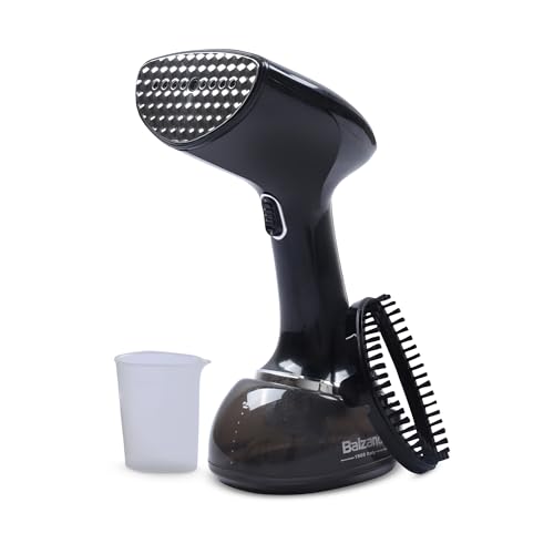Image of Balzano Garment Steamer 1700W for Clothes | Portable Handheld Steamer Iron | 360ml Tank, 30s Heat-Up, 28g Continuous Steam (Black)
