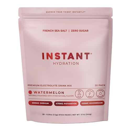 Instant Hydration Sugar Free Electrolytes Powder Packets - Watermelon Electrolyte