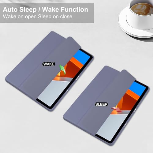 Image of ProElite Case Cover for Xiaomi Redmi Pad 2 Pro 12.1 inch Case, Slim Trifold Flip case Cover for Xiaomi Redmi Pad 2 Pro 12.1 inch Tablet [Auto Sleep Wake Feature], Lavender