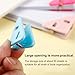 SEIWEI Corner Paper Clips,Triangular File Corner Clip, Corner Clips for Paper, Triangle Paper Clips, Triangular Round Edge Document Clips, Pack of 10, 5.2*3.9cm/2.0*1.5in