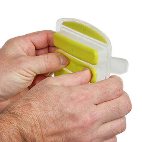 Lily's Home Silicone Narrow Ice Stick Cube Trays With Easy Push And Pop Out Material, Ideal For Sports And Water Bottles, Assorted Bright Colors. With Lids #TOP5