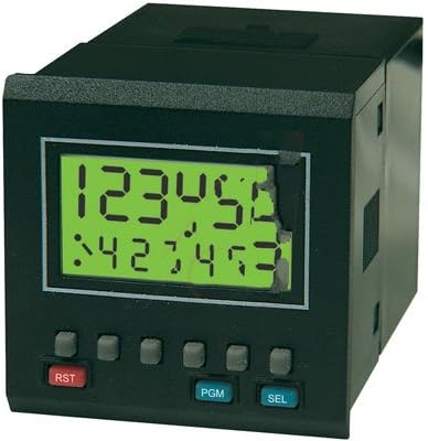 Trumeter 7932, Counter/Timer; 1 Preset w/Prescaler; 6 -Digit LCD; 85-265VAC/10-26VDC; IP65 DIN