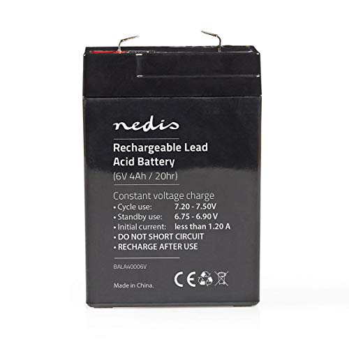 Nedis Akumulator ołowiowy o pojemności 6 V 4000 mAh