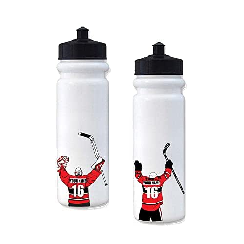 6 Pack Personalized Hockey Stickers Laminated Labels For