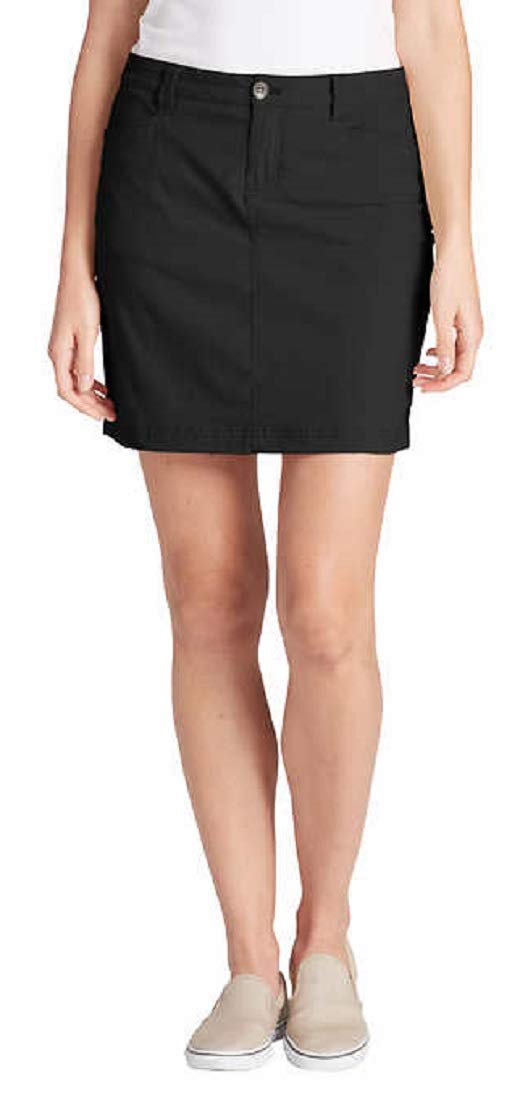 Eddie BauerWomen's Adventurer 2.0 Skort (Black, 12)