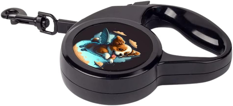 Funny Dog Retractable Pet Leash - Cloud Leash - Dog Art Dog Leash - 118 inches