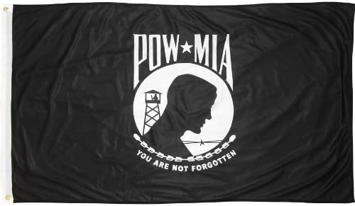 Powmia Super Knit Polyester Flag - Double Sided - 3ftx5ft