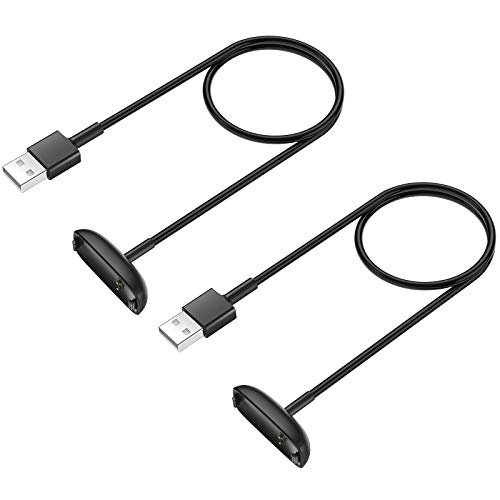 [2-Pack] Charger Cable for Fitbit Inspire 2, for Fitbit Inspire 2 Fitness Tracker, Replacement Charging Cable Accessory for Fitbit Inspire 2 (1.0 ft)