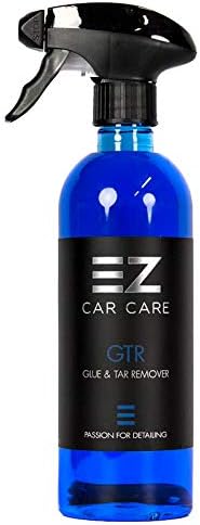 EZ Car Care GTR: Glue & Tar Remover Premium Strength Solvent Based Formula, Softens and Dissolves Tar, Glue, Residue | Safe to Use with Waxes, Coatings, Sealants, Quick and Easy To Apply(500ml)