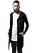 Produktbild Urban Classics Herren Long Hooded Open Edge Cardigan Strickjacke, black, L