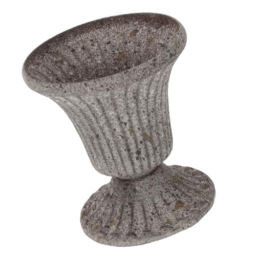 SHINEOFI Vase Funéraire Durable pour Décoration de Cimetière Pot à Fleurs pour Tombe Support Floral Commémoratif Extérieur Vintage