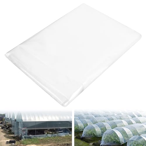 XCDMJ Lámina de polietileno transparente para invernadero, extra gruesa, resistente al desgarro, para jardín, de polietileno, para cubrir parterres vegetales, túnel para casa de tomates (2 x 3 m)