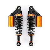 1 Paire D'amortisseurs d'air De Moto 280mm 320mm 340mm pour Kawasaki Go Kart Quad Dirt Bikes Remplacement(340mm)