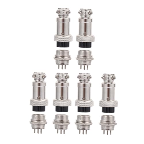 Conjunto de 12 conectores de aviación eléctricos miniatura 6