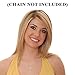 14K Two Tone Gold Linear Cross 1.15