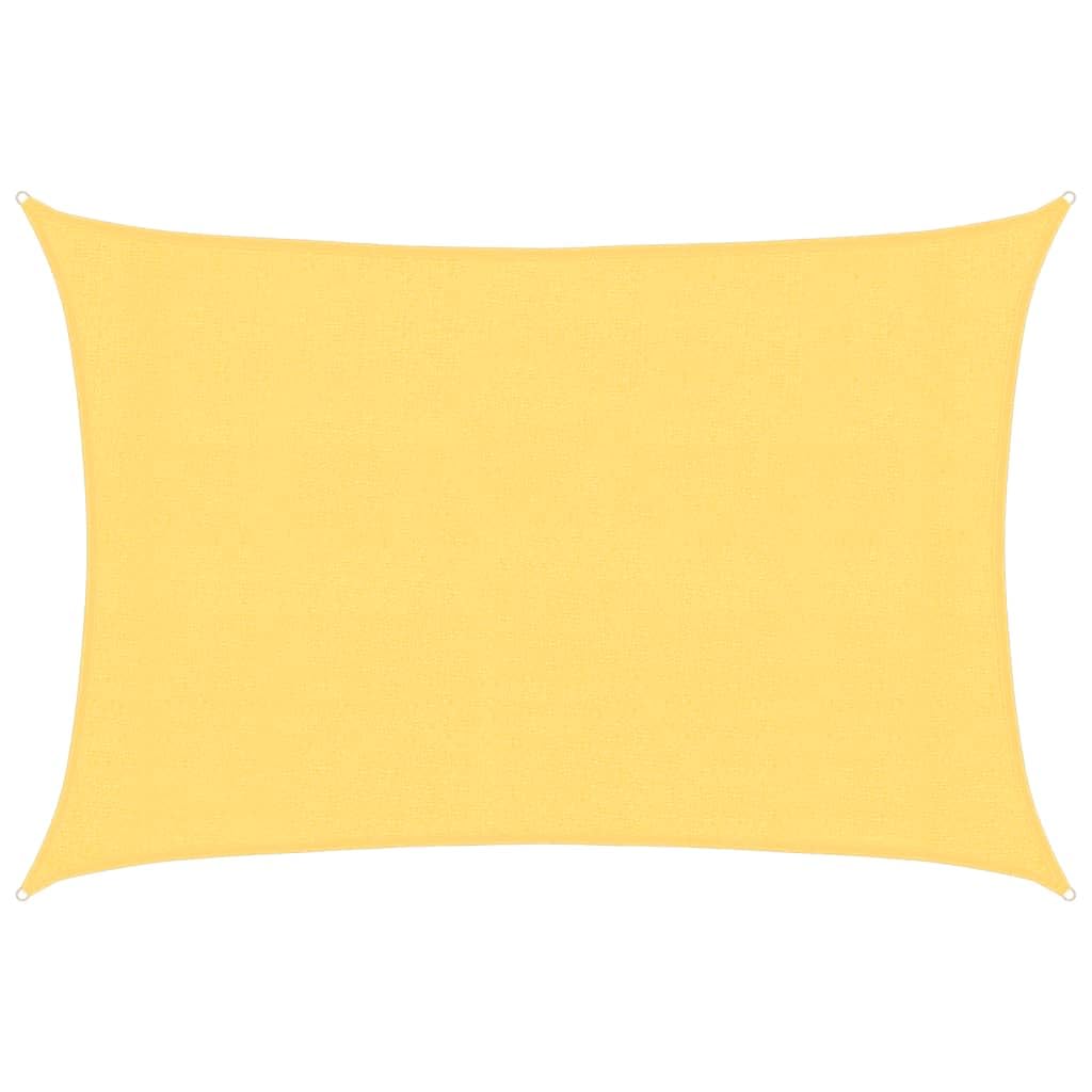 Voile d'ombrage beige 160g/m² en PEHD haute densité avec fixations inox durables
