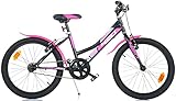 COPERTURE: 20 BICICLETTA DINO BIKES BIMBA MISURA 20 BICI MTB 1V SENZA CAMBIO AURELIA BAMBINA ART. 420D - SC (NERO FUXIA)