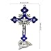 1 Cruz de metal de ciruela, estatua de Jesucristo, decoración del icono...