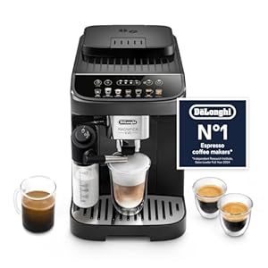 De'Longhi Magnifica Evo, Bean to Cup Coffee and Cappuccino Maker, 1450 watts, 250g bean container, 1.8L water container, ECAM292.81.B, Plastic, Black
