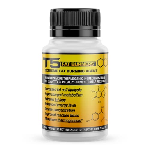 x2 T5 Fat Burners : Strongest Legal Diet & Weight Loss Pills (2 Month Supply)