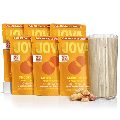 JOVA Superfood Peanut Butter Shake | 22g Protein, 10g Fiber,