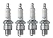 NGK 3922 Pack of 4 Spark Plugs (BR6HS)