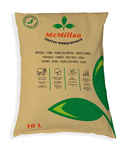 McMillan Worm Humus 10L | Abono natural con quitina, aumenta la p...