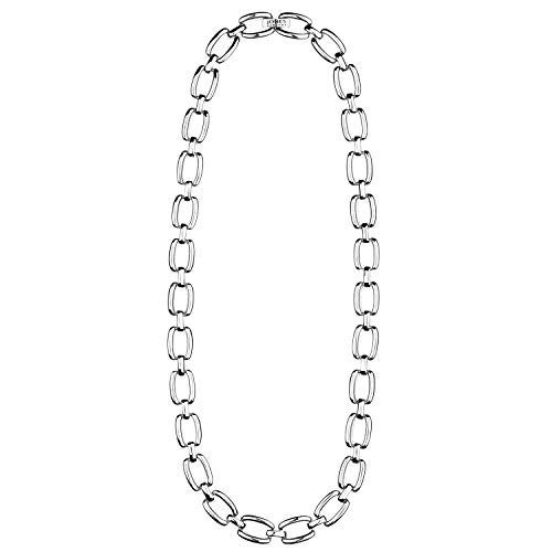 Jones New York Plain Silver Huge Chain Minimalist Inspired Necklace