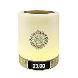 YOUNGL Remote Control Bluetooth Quran Speaker, Bluetooth Speaker Wireless Quran Touch LED Lamp Adjustable Bluetooth Speaker Gift MP3 Player TF FM Quran Koran Translator