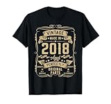 Vintage 2018 8yr 8th Birthday Gifts Boys Girls 8 Year Old Camiseta