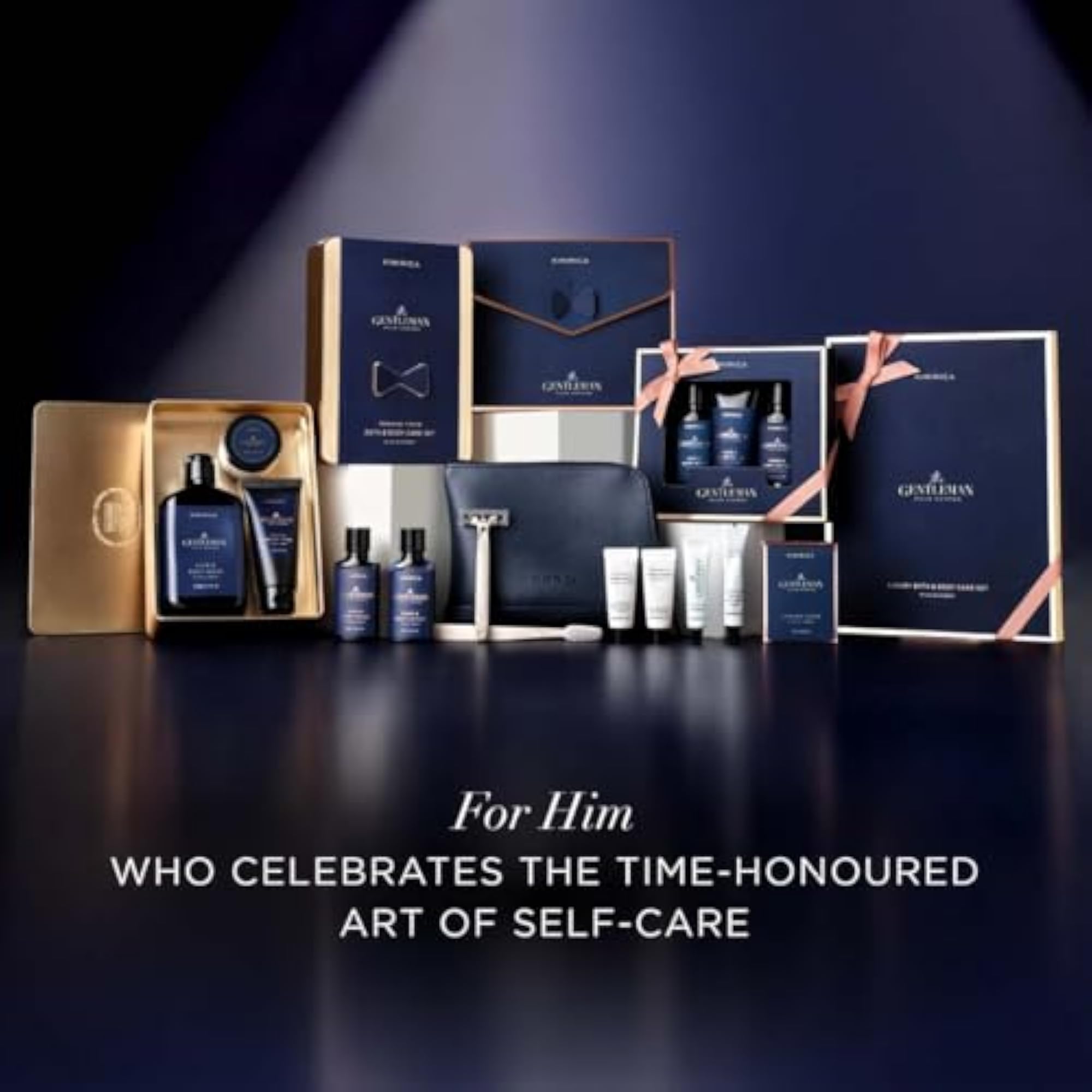 Luxury Bath & Body Gift Set for Men, Pampering Kit