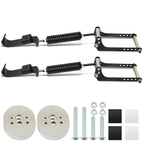 3611-Y 2PCS Rear Leaf Spring Suspension Enhancement Kit Fit for Ford F150 4WD (2009-2023) | 25-50% Strength Boost, 2-3 Inch Lift (Not an HD model)