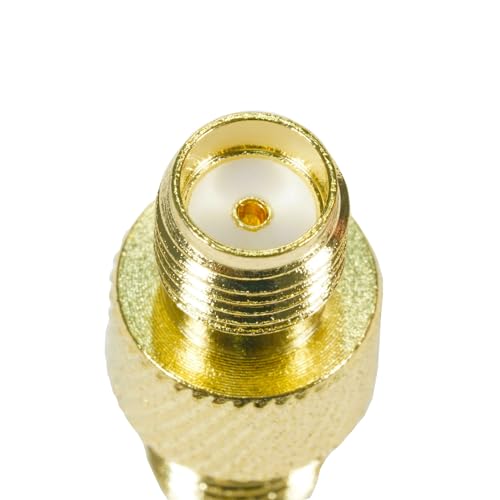 Fohevers 2 Pcs SMA Female Jack to Female Adapter RF Coaxial Coax Antenna Connector for Satellite LNB Freesat, TV Antenna - Image 3