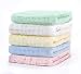 Baby Washcloths - Natural Organic Baby Newborn Face Towel Pure Muslin Cotton Washcloths Absorbent Baby Wipes - Soft Bath Towel for Sensitive Skin Baby Registry as Shower Gift 5 Packs by KRRAMEL