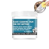 Burnt Pan Cleaner: This powerful burnt residue remover paste penetrates deeply into burnt-on food, grease, and the blackened film on pot bottoms. Black Cleaning Film for Pot Bottom : This Black Cleaning Film for Pot Bottom uses a mild formula,removes...