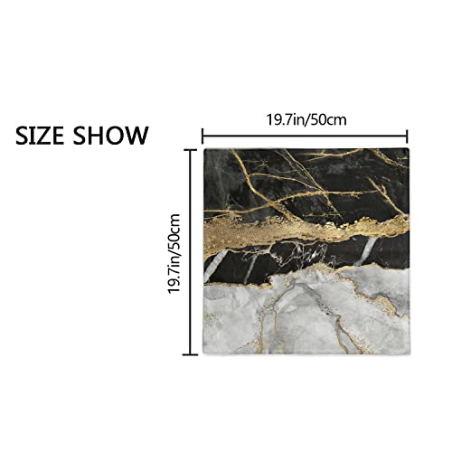 Cloth Napkins Soft Dinner Table Napkins Graceful Marble Pattern Washable Reusable Napkins Set Of 6 With Hemmed Edges For Home Holiday Party Wedding 20 X 20 Inches 6Pcs #TOP4